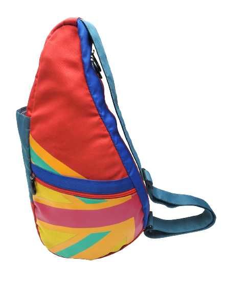 Plecak,torba wielokolorowa na ramie Healthy Back 43 x23 x15 cm