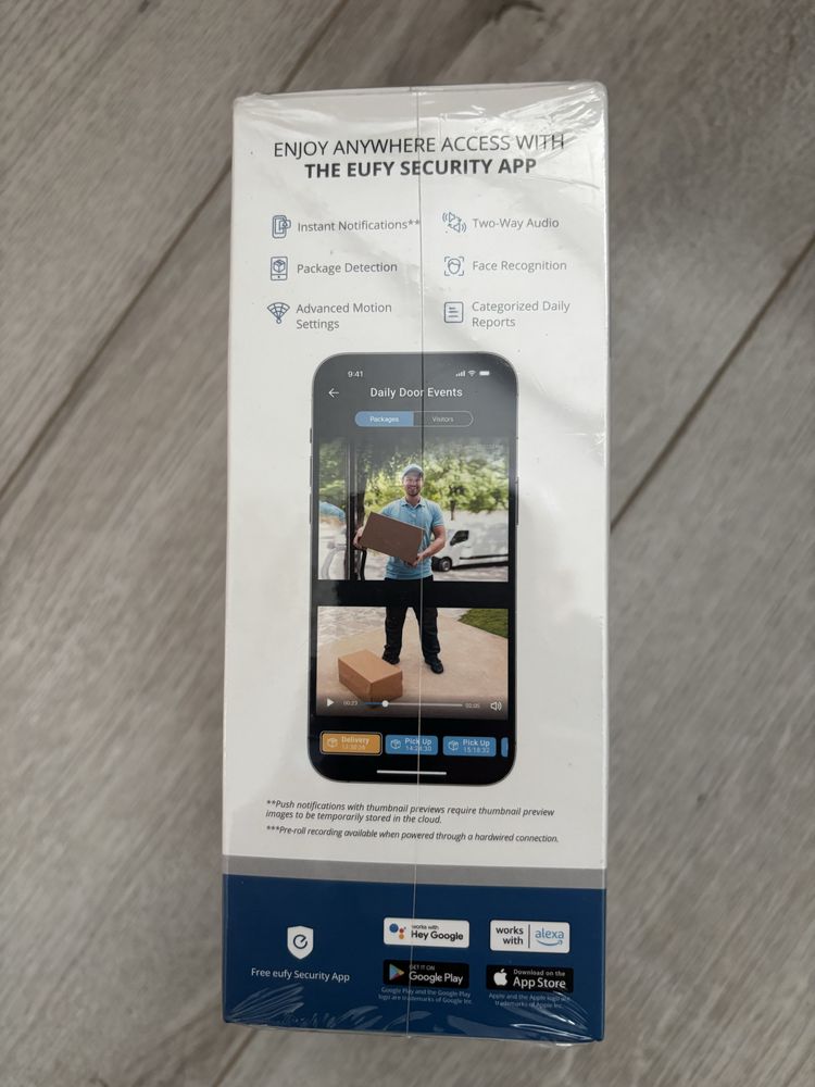 Розумний відеодзвінок Eufu Video Doorbell E340