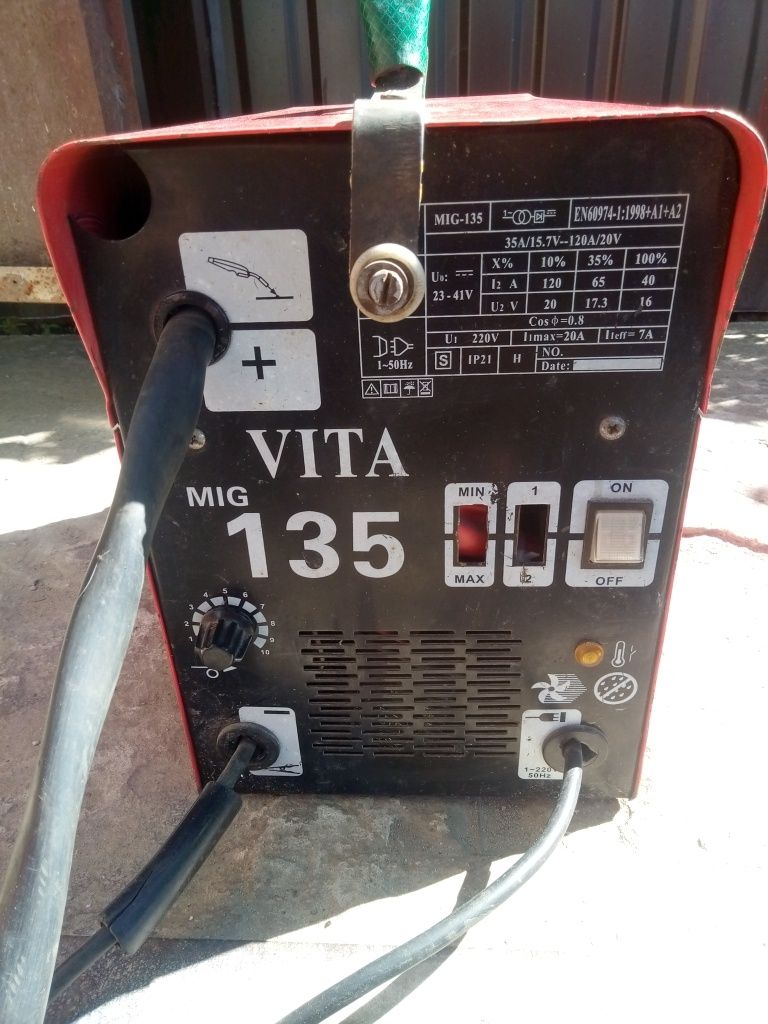 Сварочный полуавтомат VITA MIG 135 трансформаторный (читайте описание)