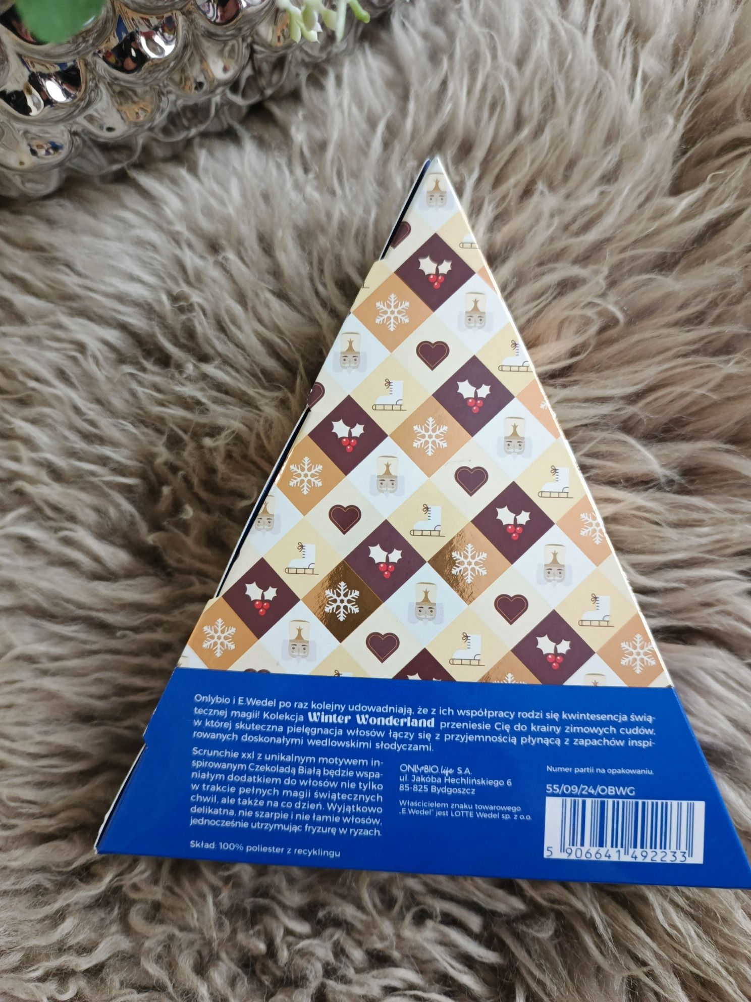 Wedel onlybio scrunchie gumka do włosów w pudełku nowa