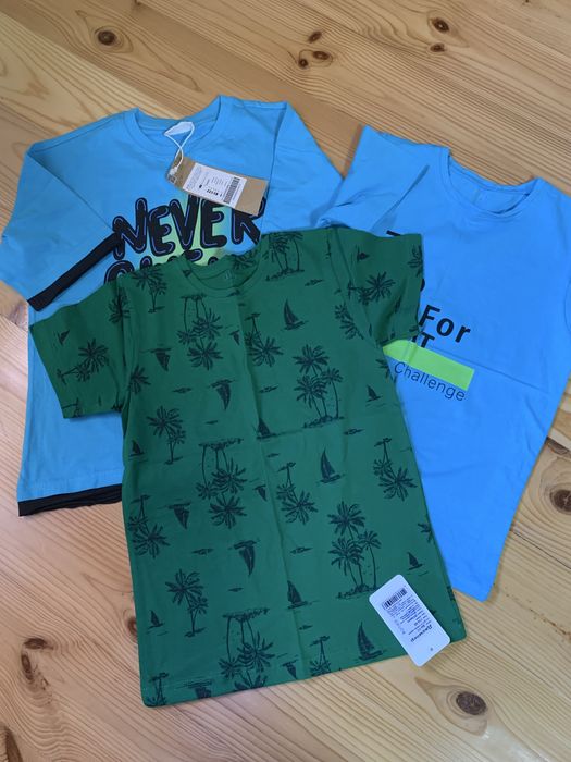 Футболки , лонгсліви та сорочки для хлопчика(128-140).