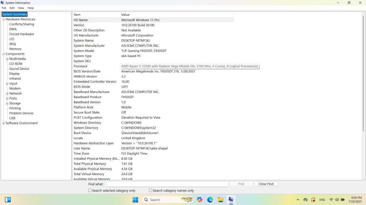 Ігровой ноутбук ASUS TUF Gaming FX505DT-AL098 Gun Metal