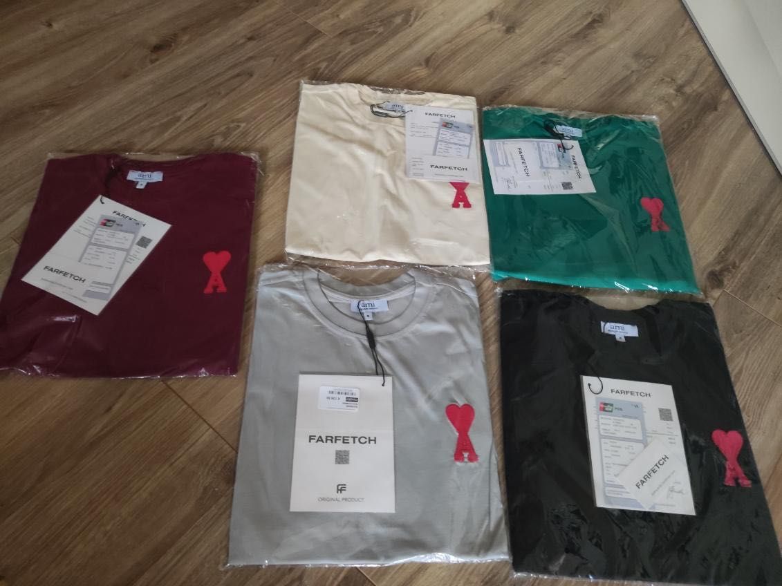 T shirt A M I nowy, metki i logowania