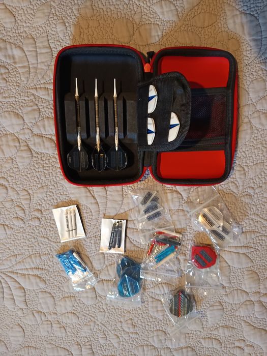 Setas 18g, acessórios e bolsa