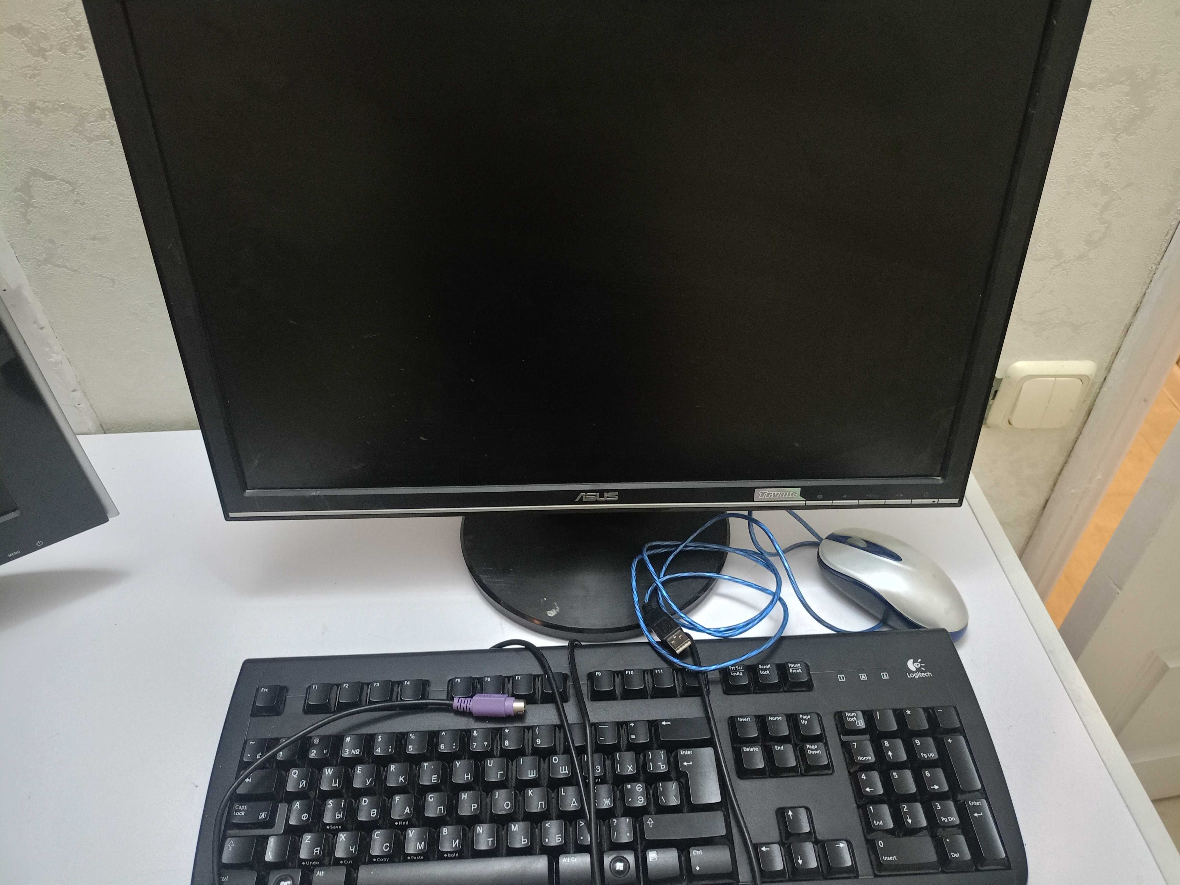 Монитор Asus VW222s+клавиатура и мышка