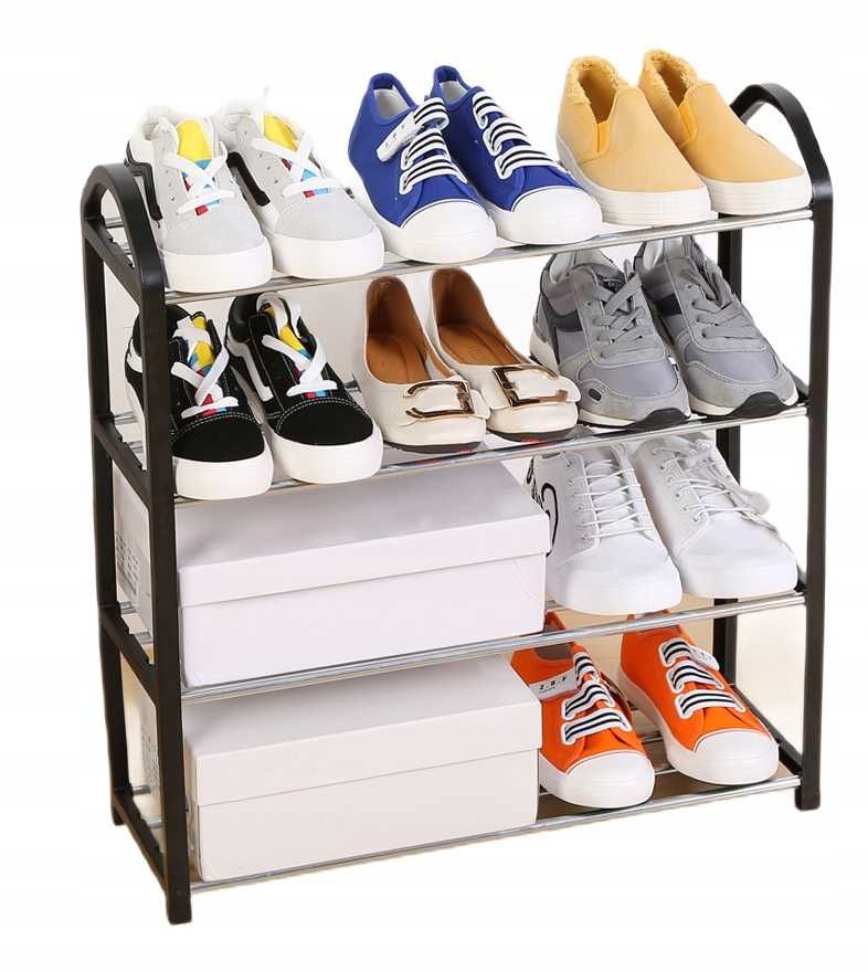 Półka na buty szafka organizer 4 poziomy regał stojak