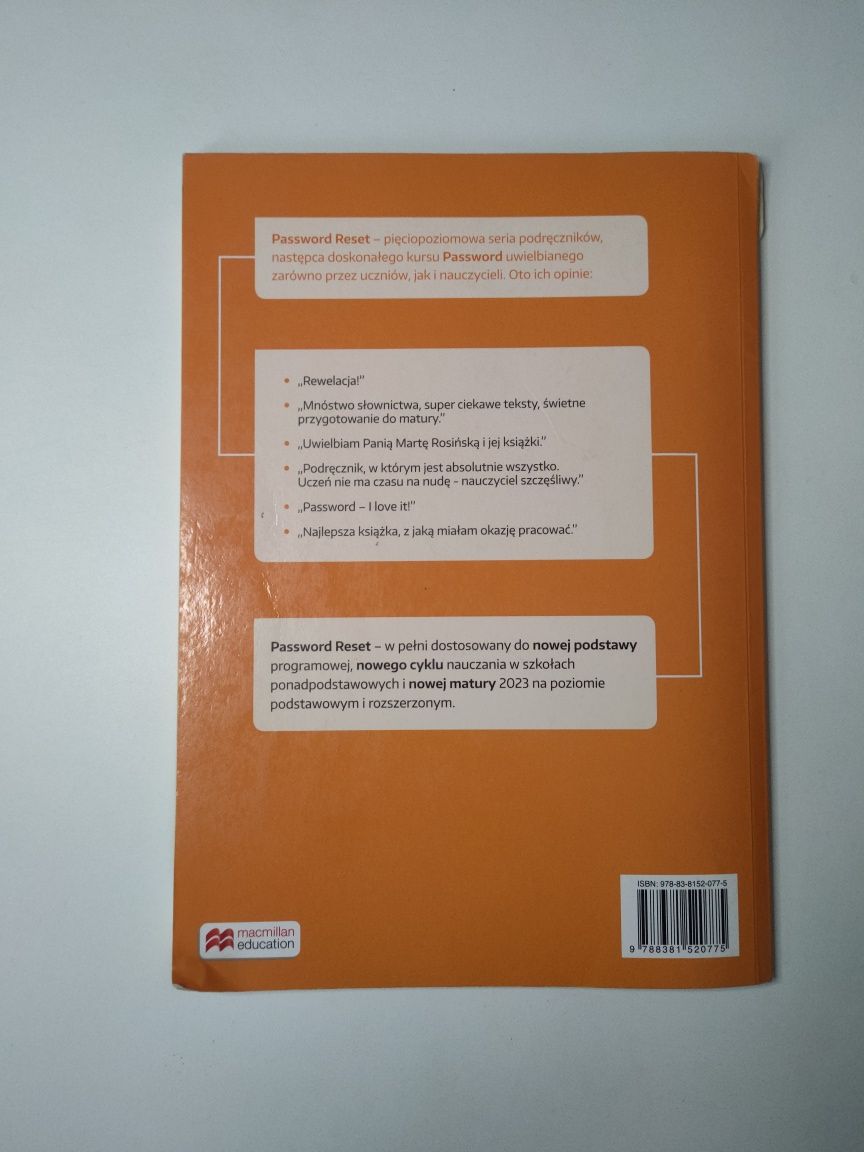 Password Reset A2+/B1 Student's Book