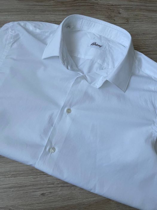 Сорочка brioni белая рубашка