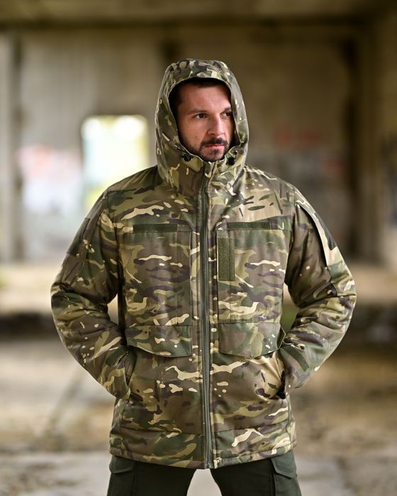 Куртка-бушлат тактичний NIACIN мультикам Omni-Heat польовий