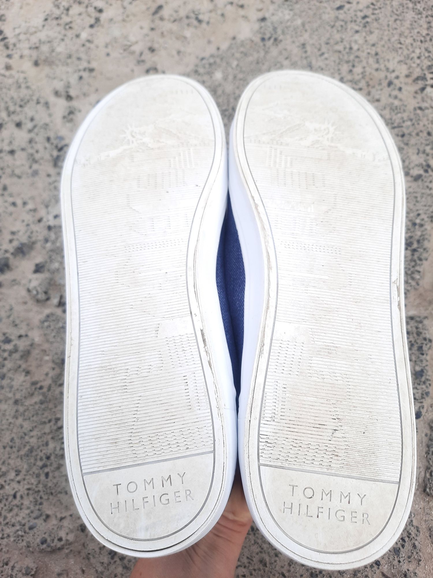 Оригинал кеды Tommy Hilfiger ESSENTIAL CHAMBRAY VULCANIZED кеди р.46