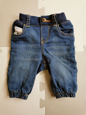 H&M spodenki jeansowe dla noworodka niemowlaka wyprawka 56