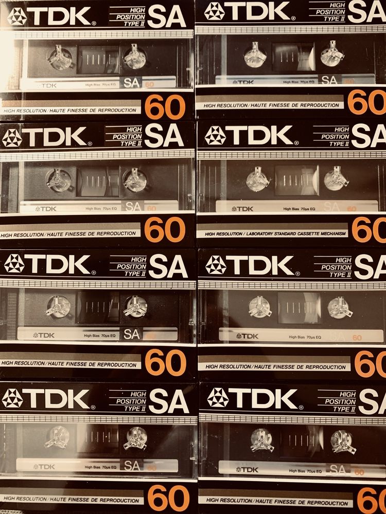 Аудиокассеты TDK chrome SA 60
