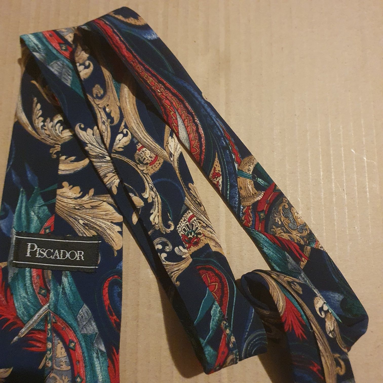 Krawat męski Piscador poliester (k-1)OK