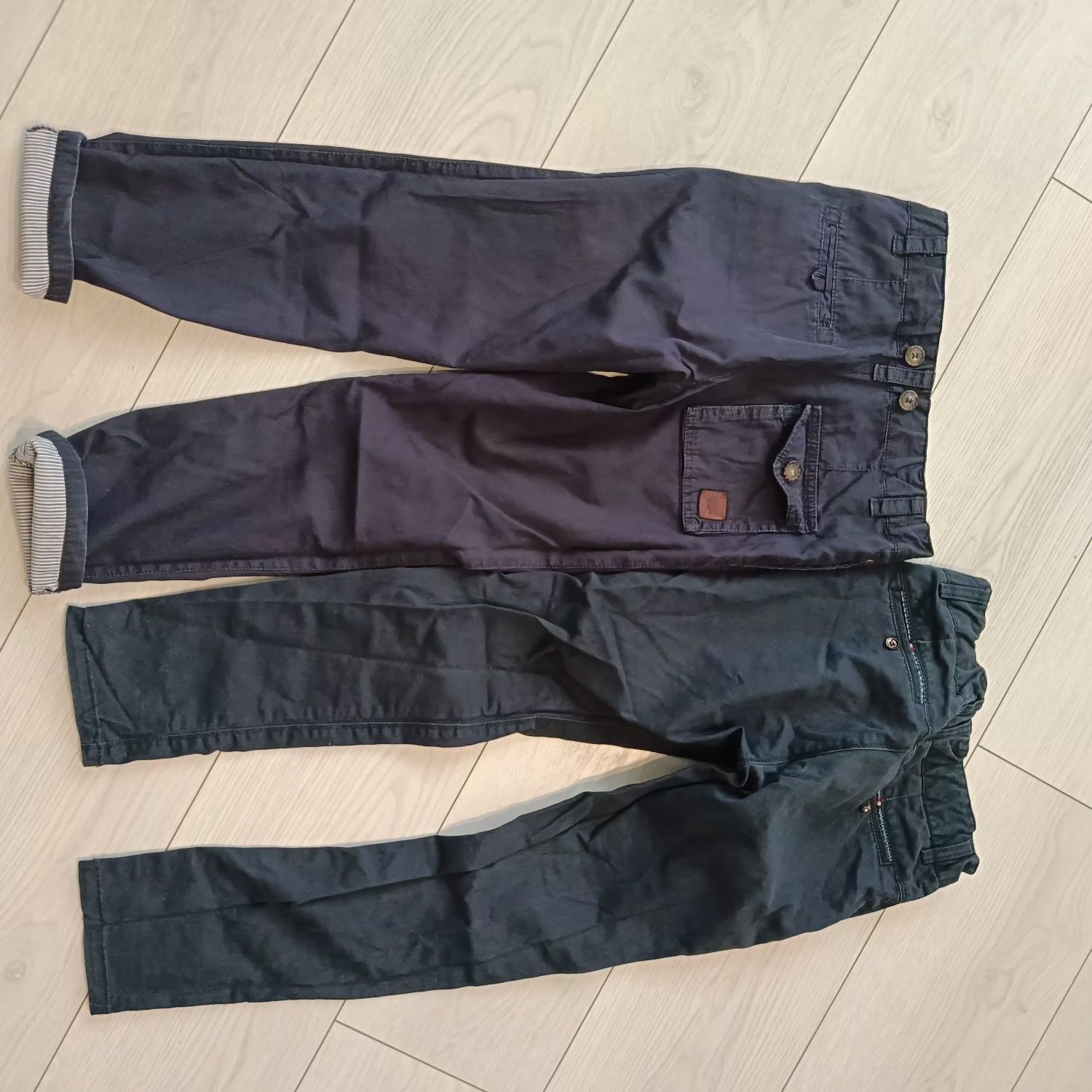 Spodnie Reserved 2pack granatowe chinosy