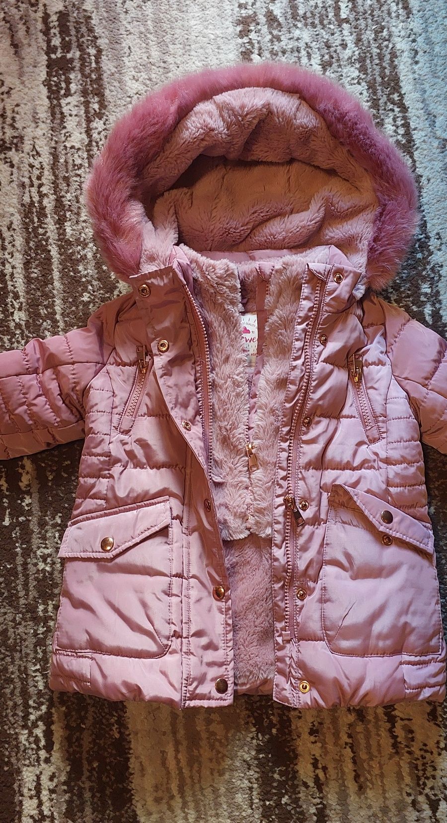 Зимова курточка, куртка для дівчинки