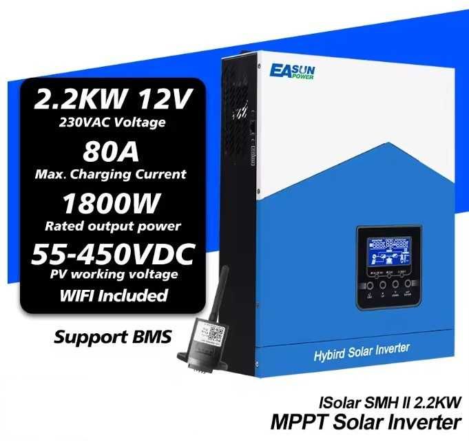 Inversor Híbrido Solar 2.2Kw 12V/ 3.2Kw 24V/ 4.2Kw 24V/ 6.2Kw 48V MPPT