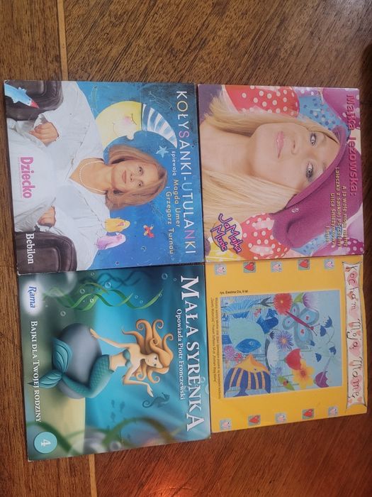 CD x 5 + DVD Piosenki, audiobooki i film dla dzieci-szczegóły w opisie