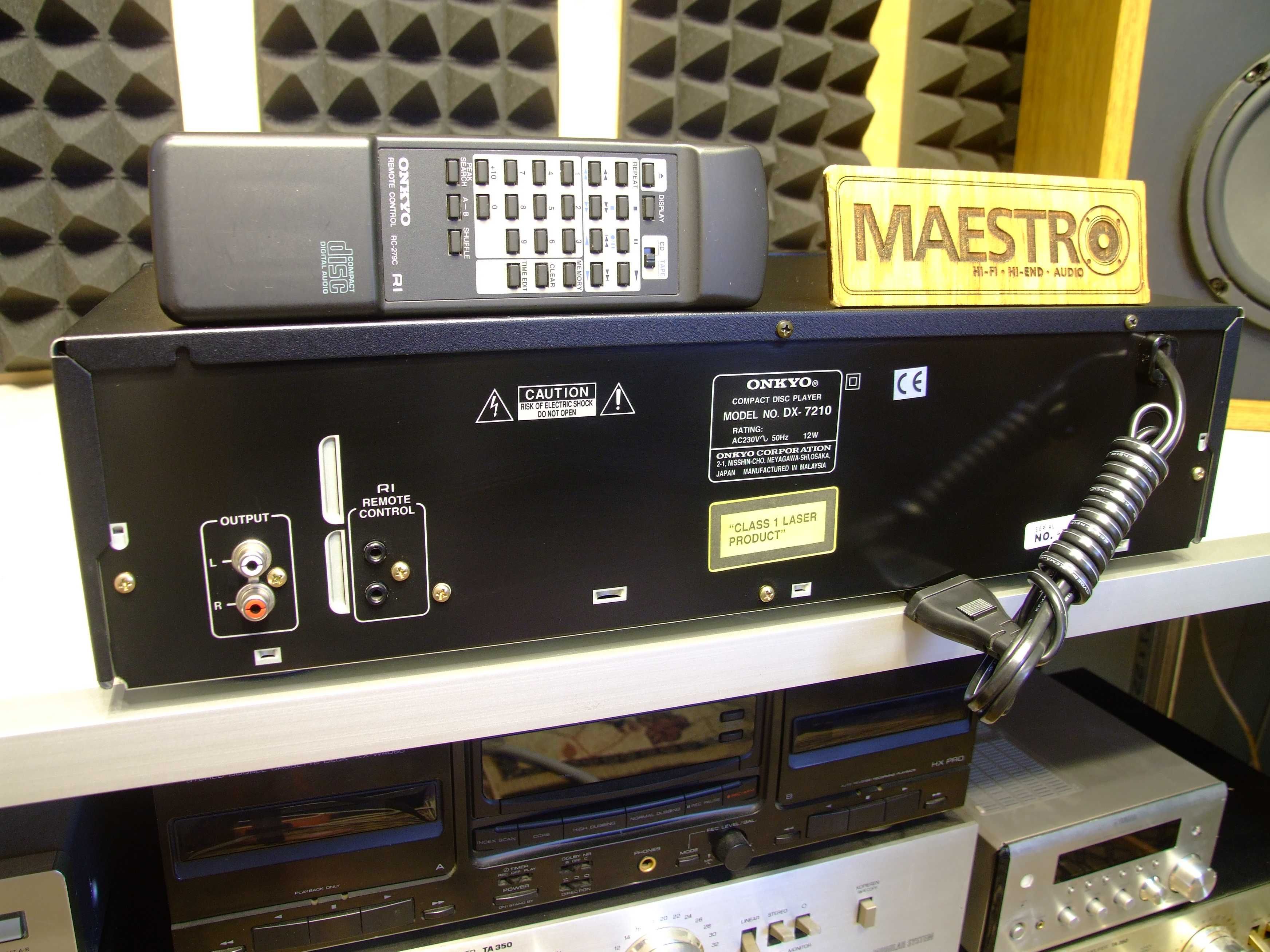 CD програвач Onkyo DX-7210. Пульт. Стан. Без передплати