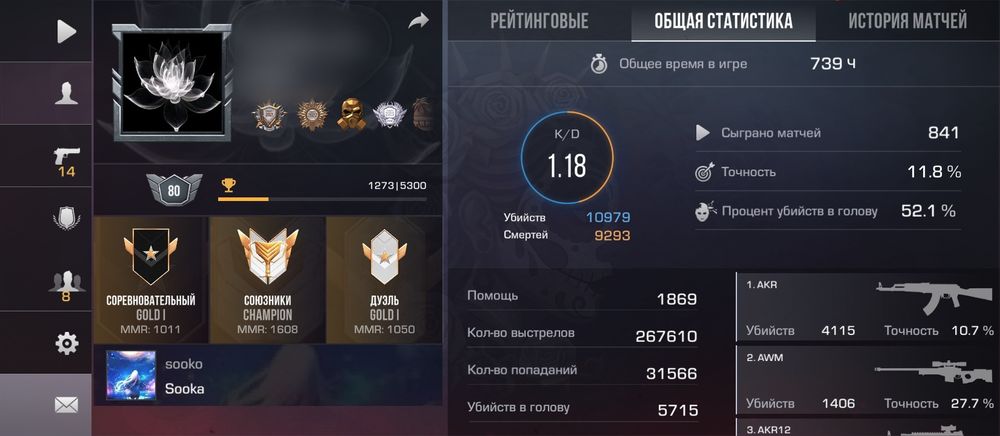 Аккаунт Стандофф 2