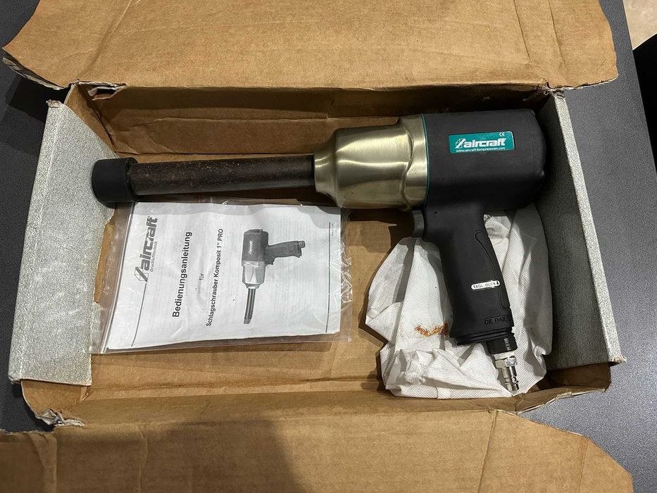 KLUCZ UDAROWY Pistolet Pneumatyczny 1 CALA Aircraft Komposit 1” 1620Nm