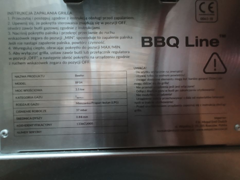 Piecyk grill  BBQ line