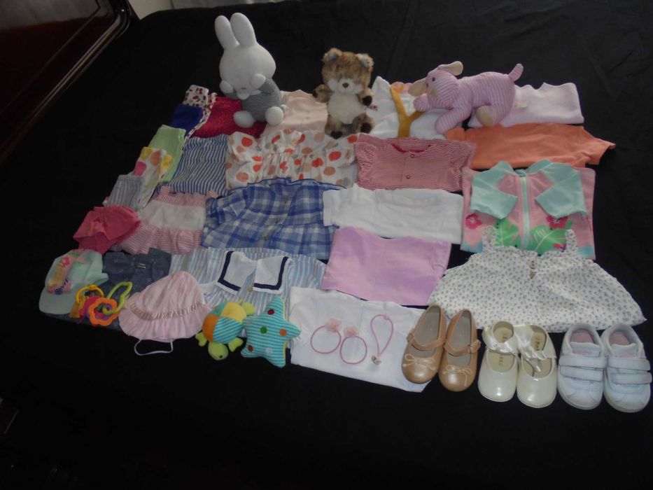 lote de roupa de menina bebé o coelho