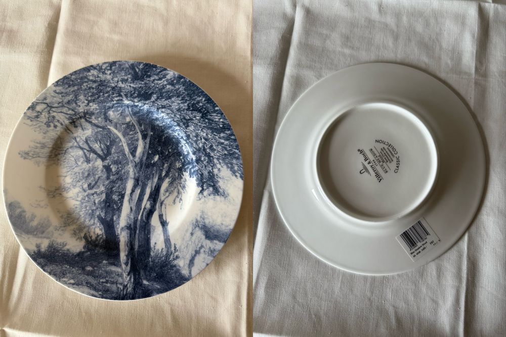 Вінтаж: тарілки з колекціі Blue Meadow Mood від Villeroy & Boch
