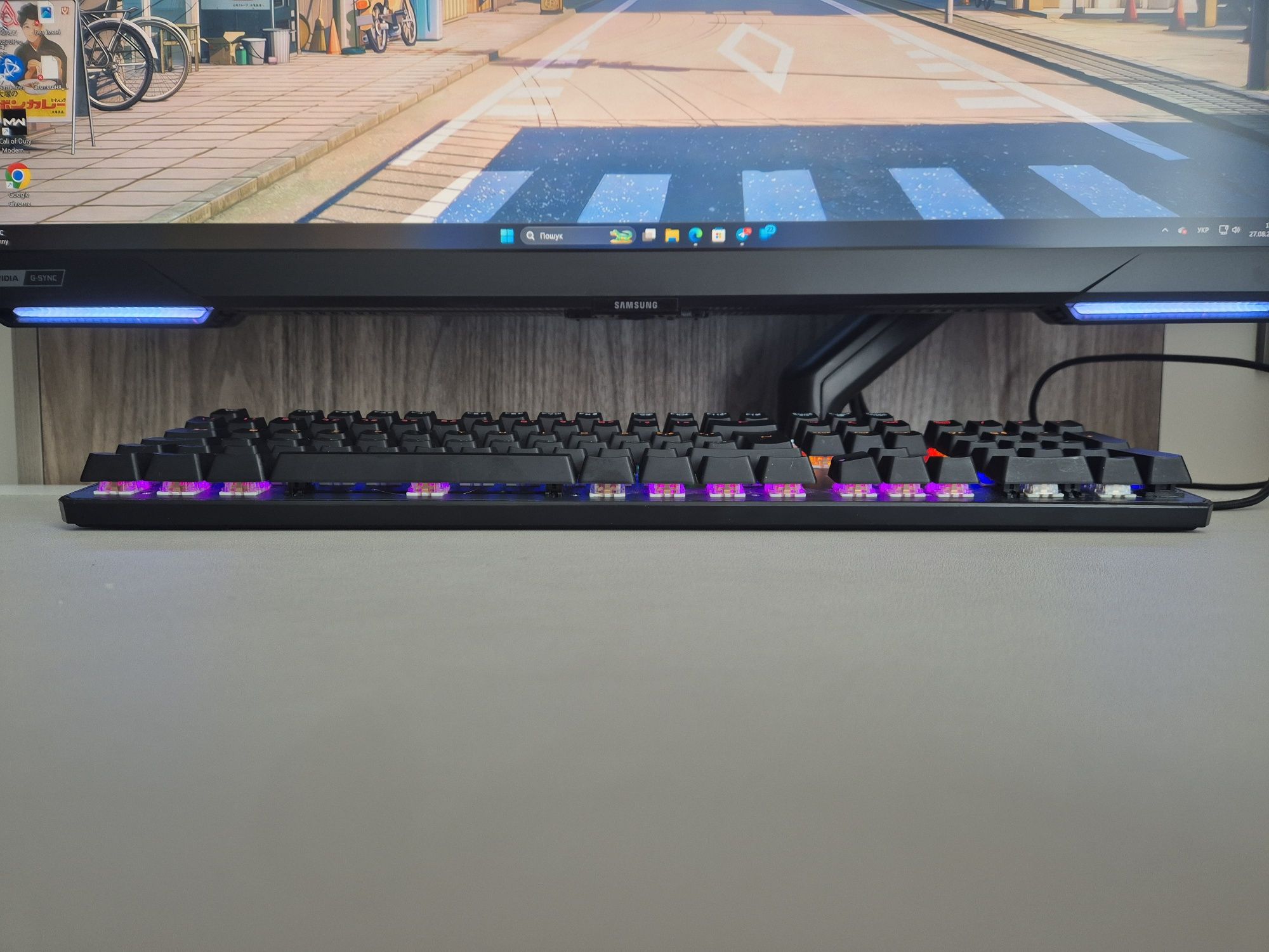 Механічна ігрова клавіатура GXT 865 Asta mechanical keyboard