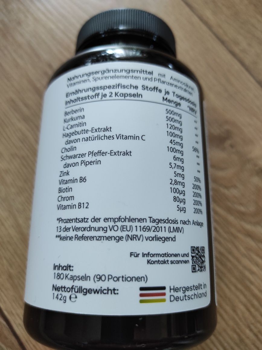 Suplement diety Berberyna z Kurkumą
