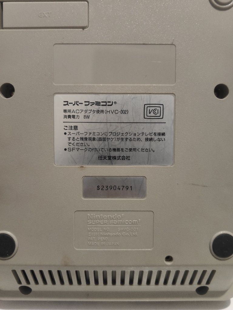 Consola Nintendo Super Famicom