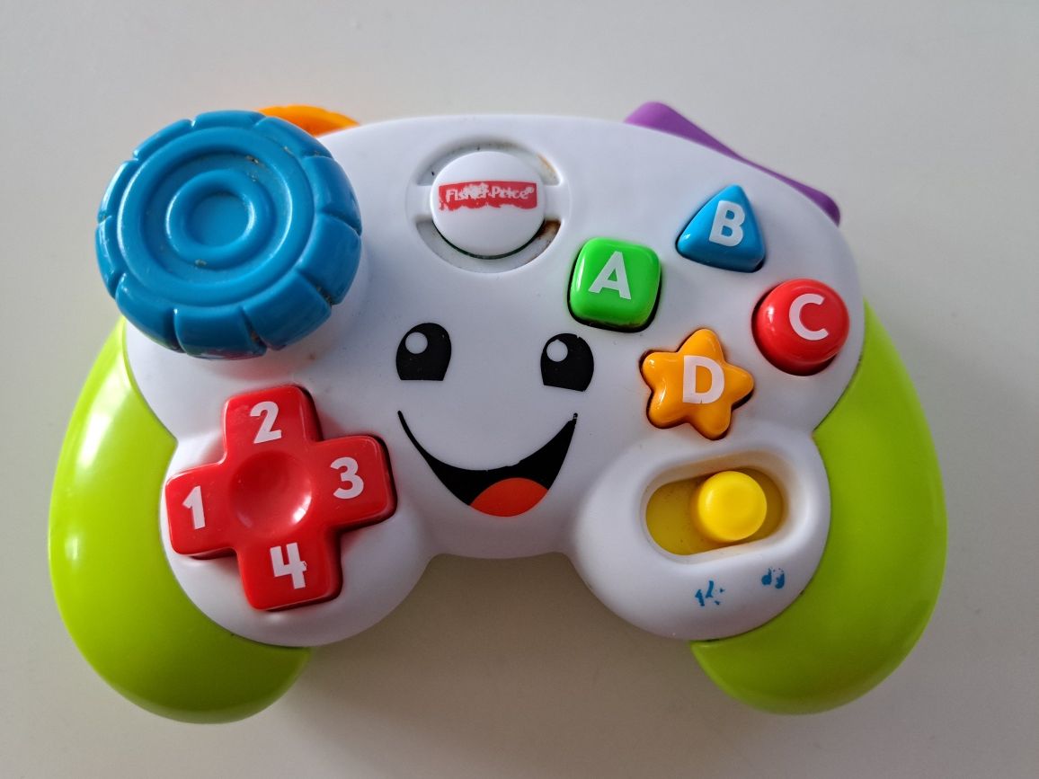 Zestaw Fisher Price wesoły padzik malucha PL gratis maskotka królik