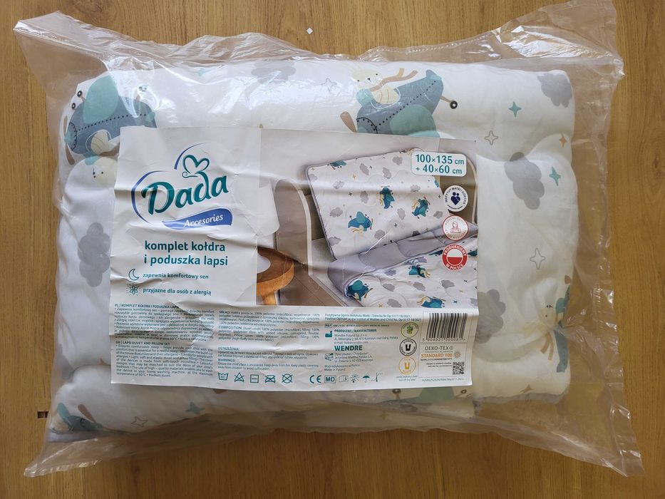 NOWY komplet kołdra i poduszka