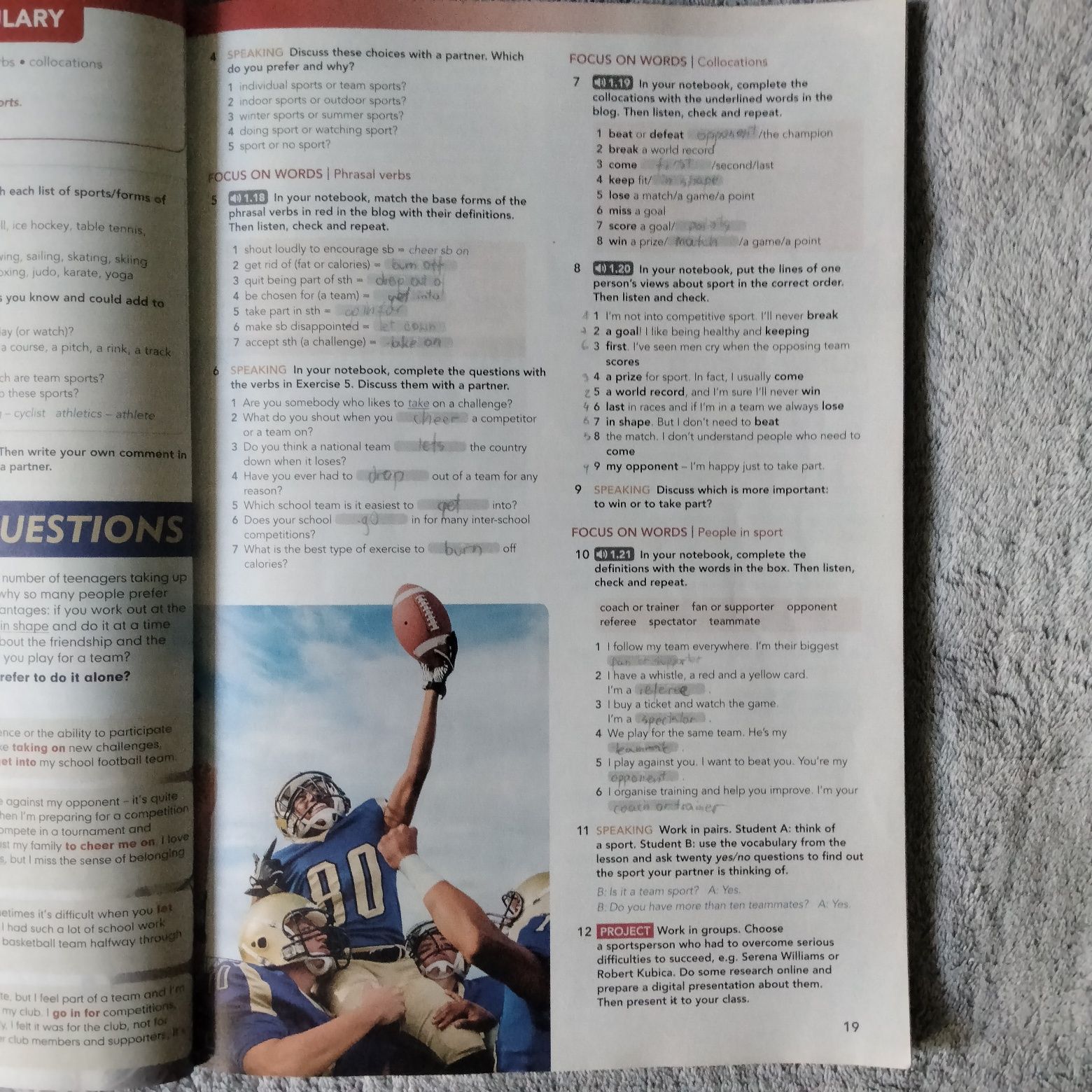 uzupełnione! podręcznik + ćwiczenia focus 3 pearson angielski
