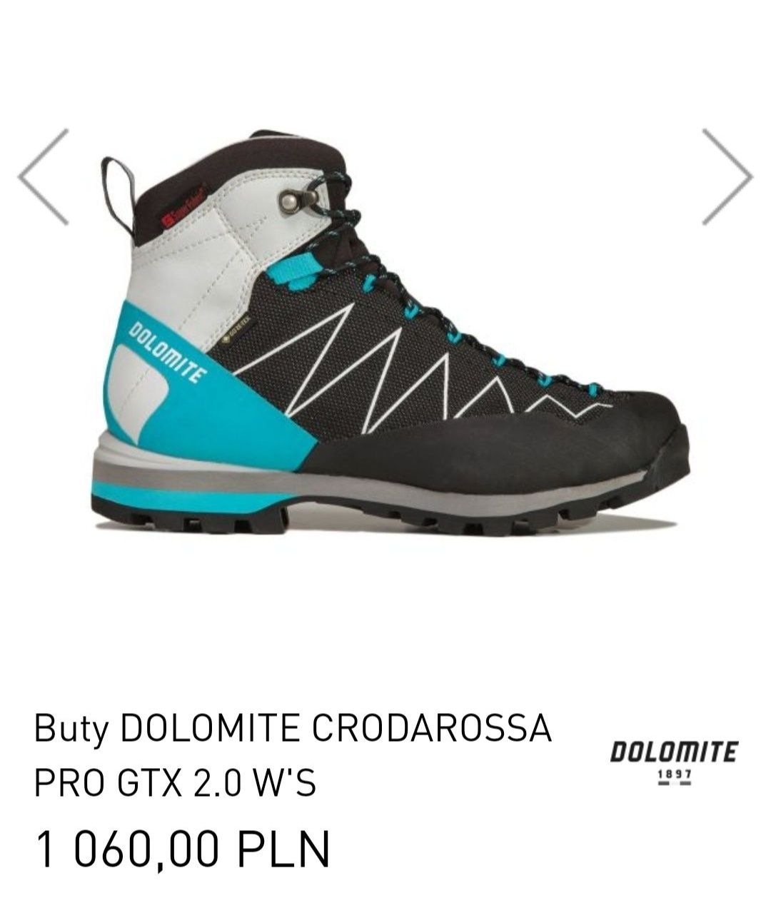 Nowe buty Dolomite Crodarossa Pro 42 gtx gore tex podejściowe górskie