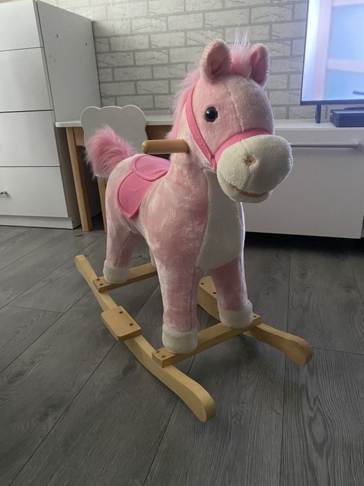 Коник гойдалка рожевий