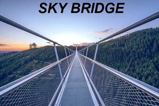 Magnes na lodówkę Sky Bridge Czechy