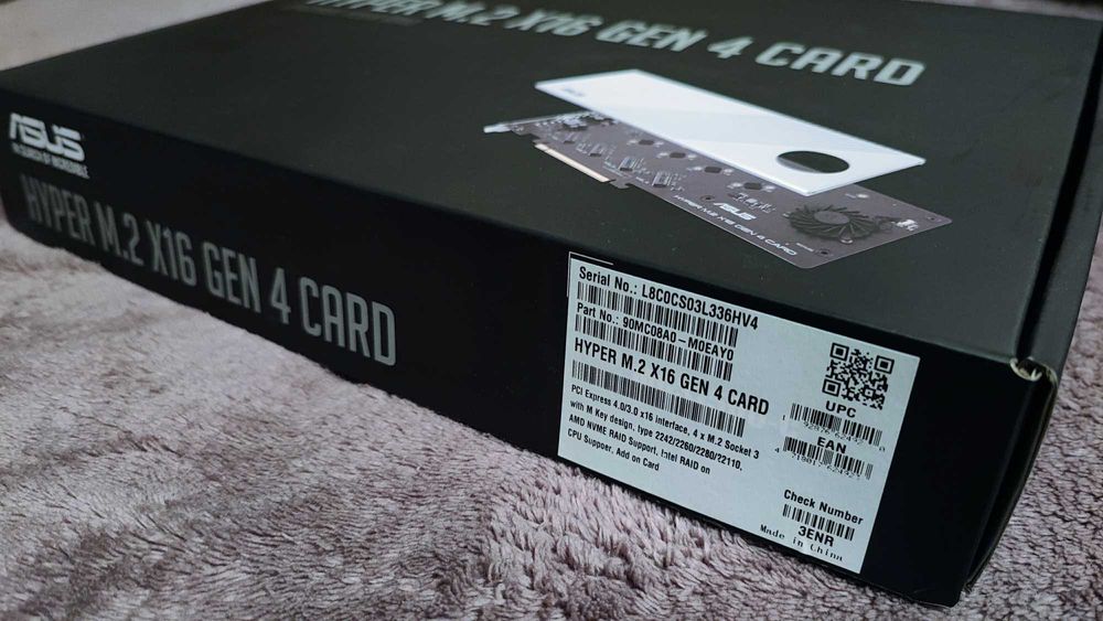 ASUS Hyper M.2 X16 Gen 4 Card