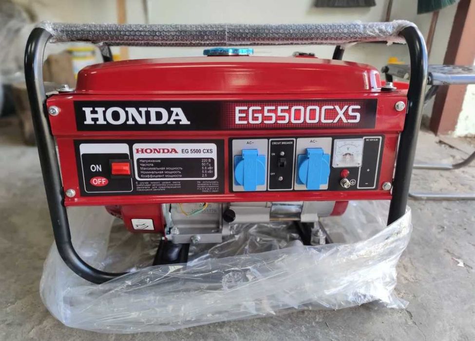 SALE 22% Електрогенератор 5 квт на двигуні Honda 5.5 kVA Вигідно!