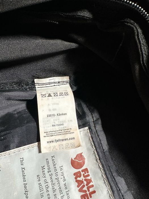 Рюкзак Fjallraven Kanken Mini Black Backback