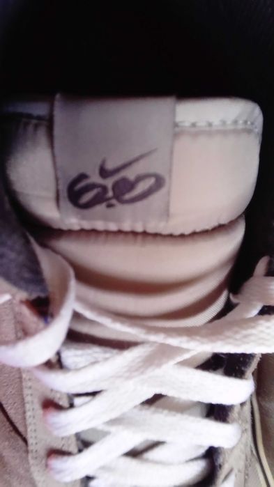 Super lekkie skórzane wysokie półbuty sneakersy Nike, rozmiar 44