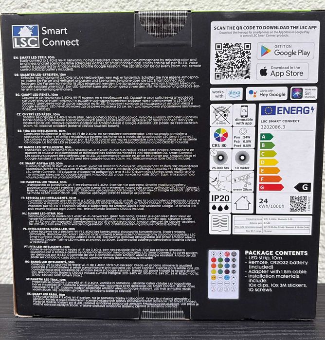 2 x Taśma XXL LED LSC Smart Connect 10m, PRODUKT NOWY