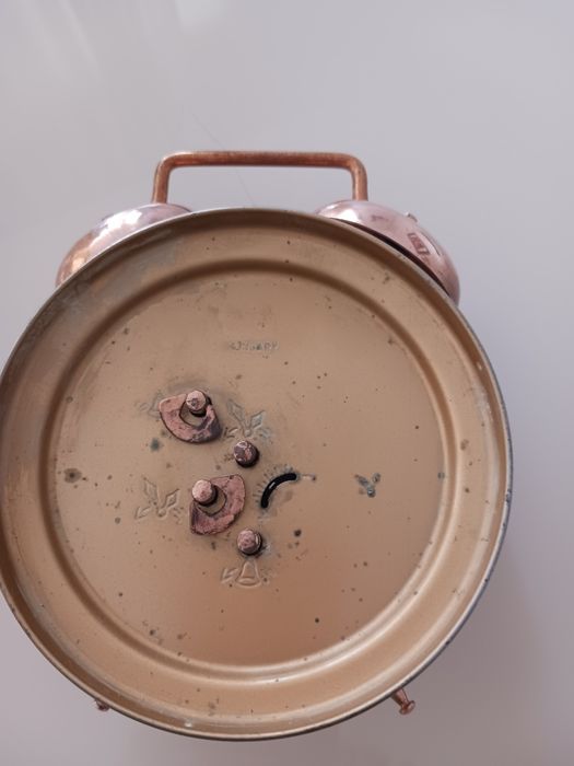 Cobre, despertador antigo