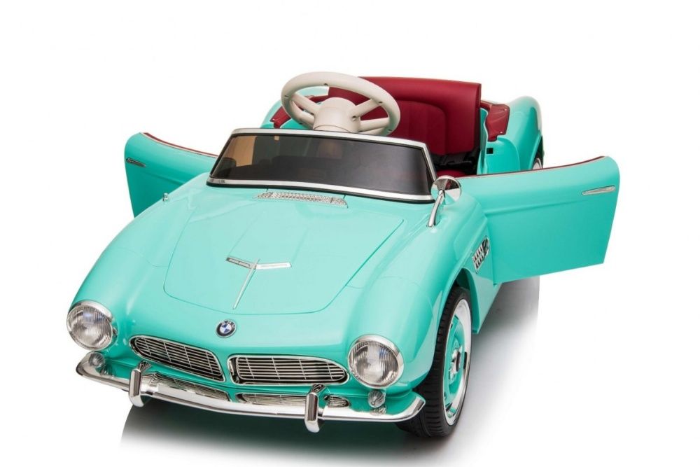 Pojazd BMW 507 Retro na akumulator EVA Ekoskóra LED MP3 pilot SX1938