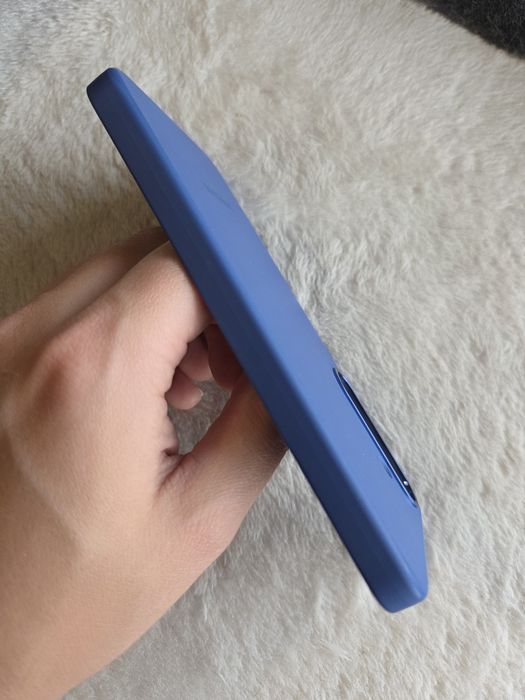 Capa Samsung S25 (Silicone azul) - Nova