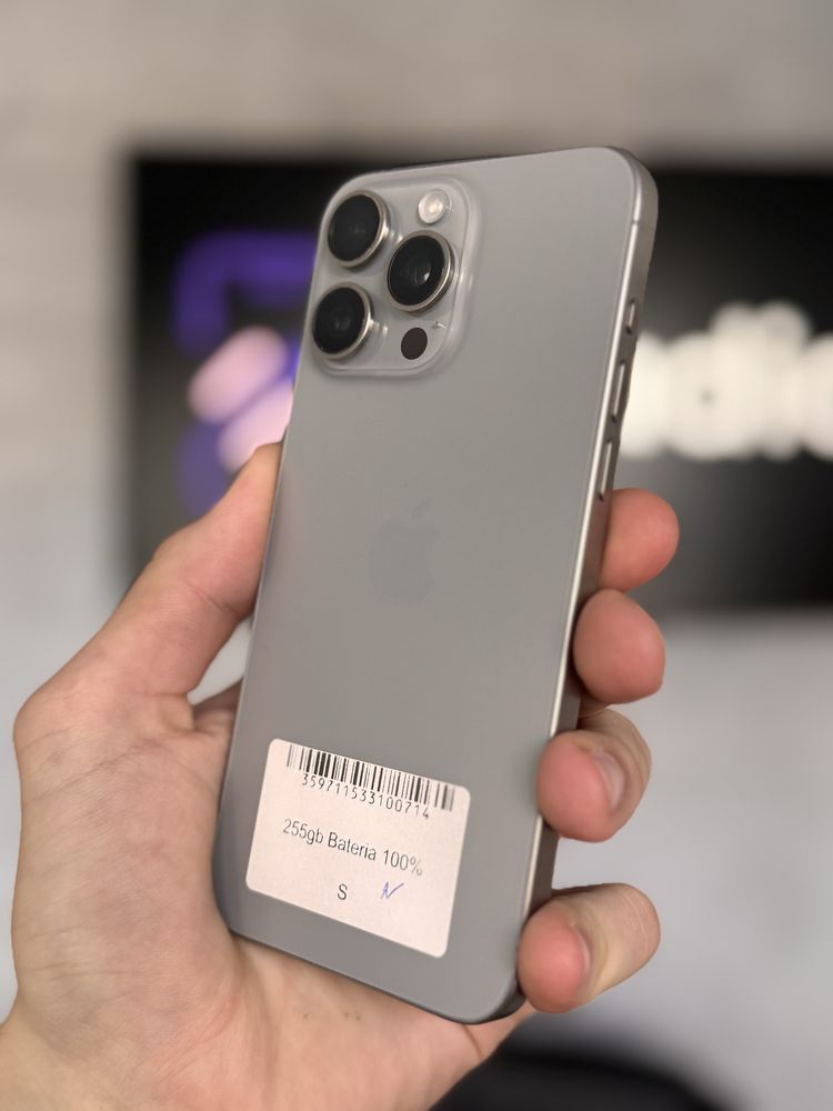 RATY 0% iPhone 15 Pro Max 256GB BATERIA 100% GWARANCJA 12 miesiecy!!!