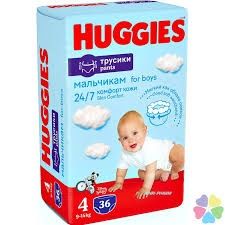 Трусики Huggies pants 4 (9-15кг) 36шт