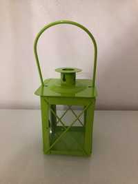 Suporte para velas verde