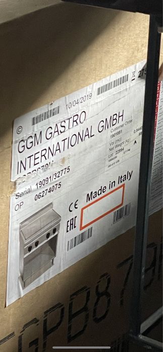 Плита электр. на 4 кон.супер цена!!! GGM GASTRO INTERNATIONAL GMBH