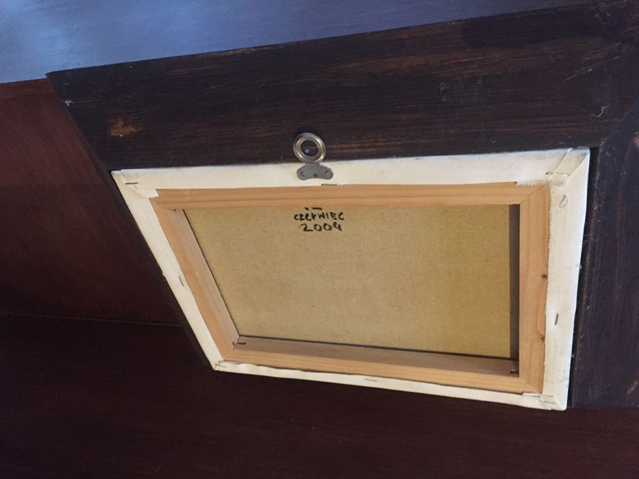 Obraz olejny pejzaż na płótnie 36/46cm