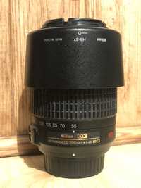 Обєктив Nikon DX AF-S Nikkor 55-200mm 1:4-5,6 ED VR